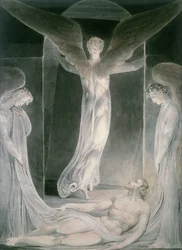 The Resurrection: The Angels rolling away the Stone from the Sepulchre